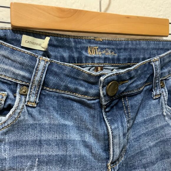 Kut from the Kloth Catherine Boyfriend Shorts Size 8 - Picture 3 of 10